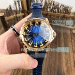 Replica Roger Dubuis Excalibur Knights Of The Round Table II RDDBEX0495 Blue Dial Watch